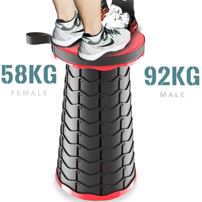 Tabouret rétractable portable, mobilier d'extérieur, chaise pliante pour le camping, la pêche