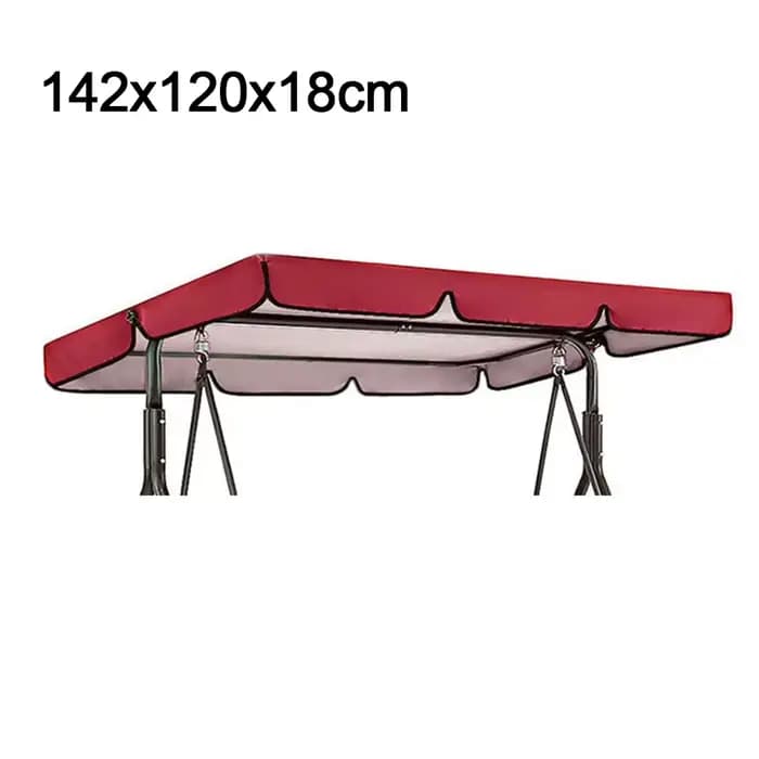 Auvent de remplacement pour siège de balançoire de jardin, couverture supérieure de balançoire étanc