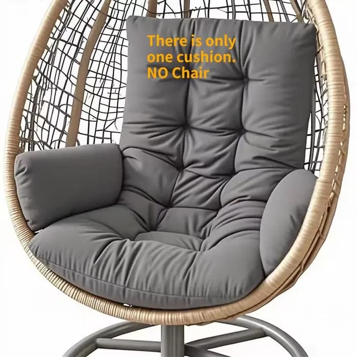 Coussin d'assise pour balançoire d'extérieur, coussin d'accoudoir épaissi, coussin de dossier pour c