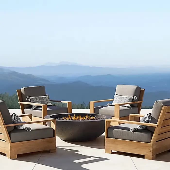 Remise Offre Sectionnelle jardin Patio teck meubles ensembles extérieur canapé en bois