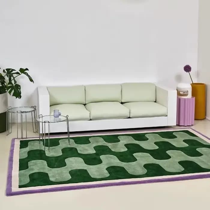 Inspiration Muse ins Wind salon tapis Table basse moderne lumière luxe chevet chambre chevet maison 