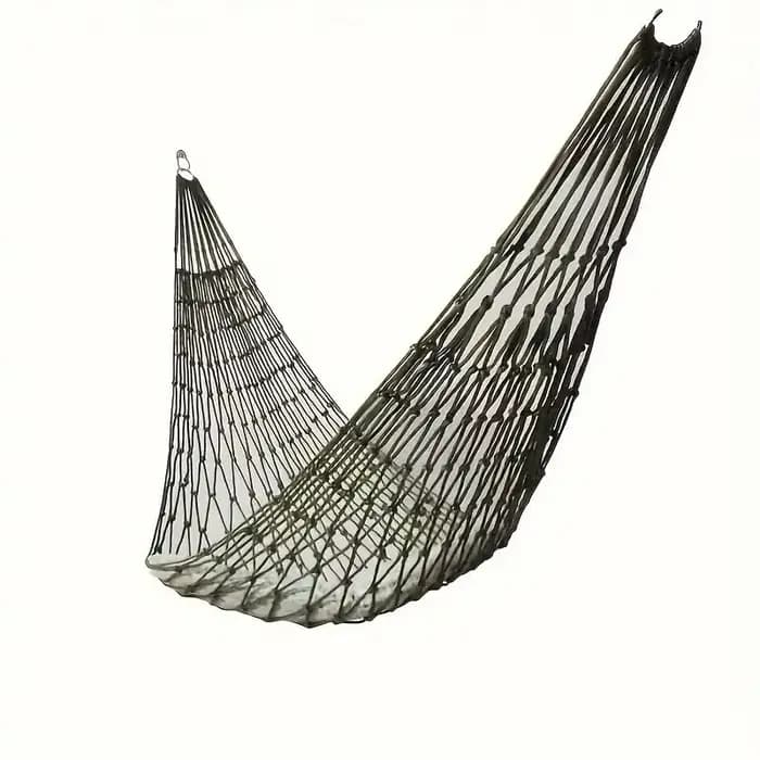 Hamac de voyage, hamac de Camping, hamac de Sport en plein air, lit de couchage en Nylon à maille ve