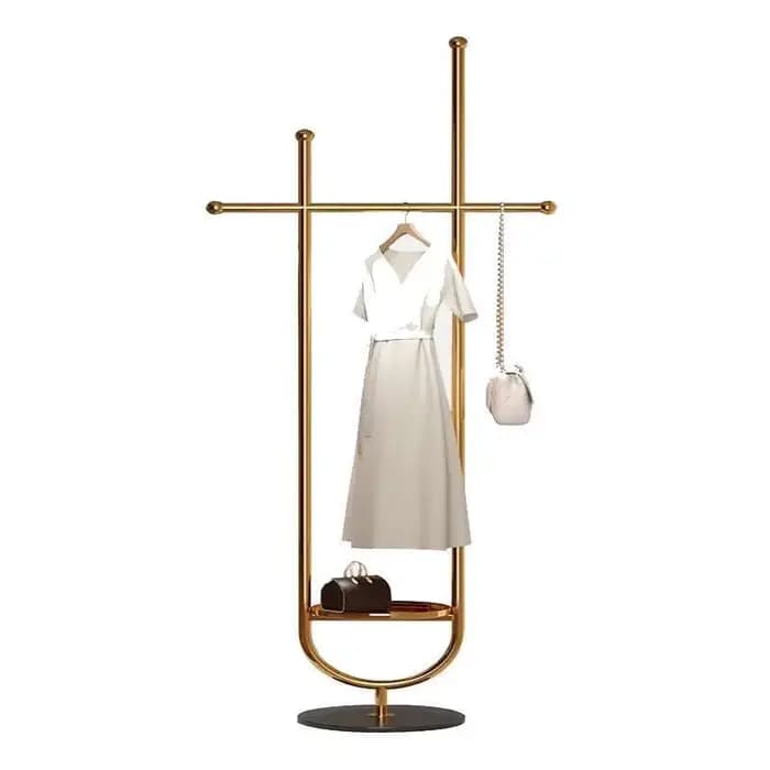 Cintre d'angle design hôtel moderne vêtement Boutique cintre sol esthétique Colgador De Ropa meubles