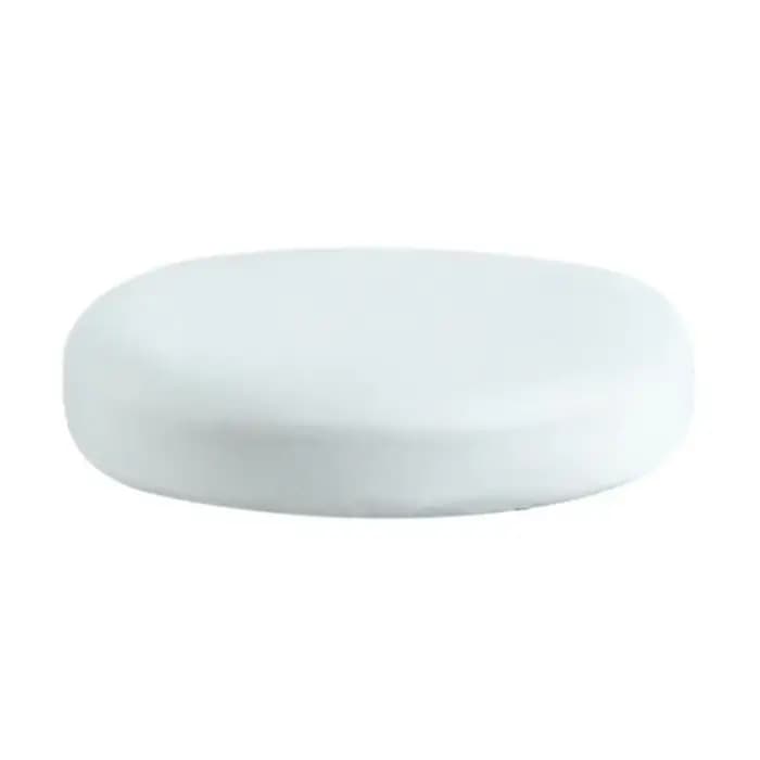 Juste de coussin de chaise ronde élastique, housse de tabouret de bar, monochromatique, épaisse, con