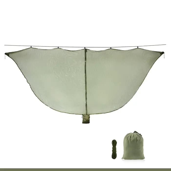 Hamac avec moustiquaire intégrée, respirant, anti-insectes, portable, pour le camping, taille adulte