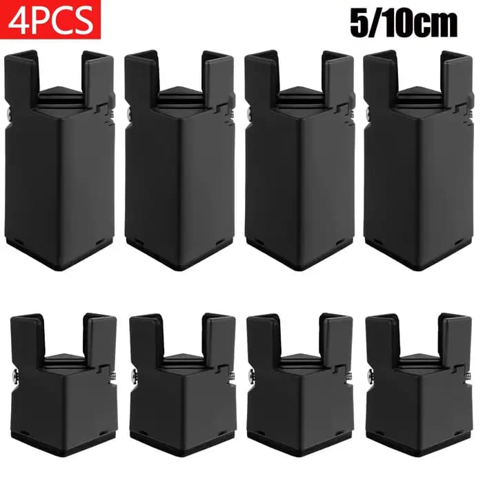 4/8 pièces réglable chaise Riser vis pince 5/10cm hauteur robuste canapé Tables lit meubles Risers b