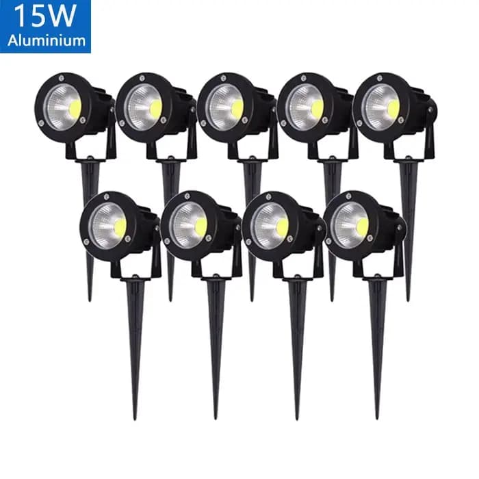 LED lampe de pelouse de jardin 5W 10W 15W extérieur Waterprof IP65 220V110V12V24V paysage Spike ampo