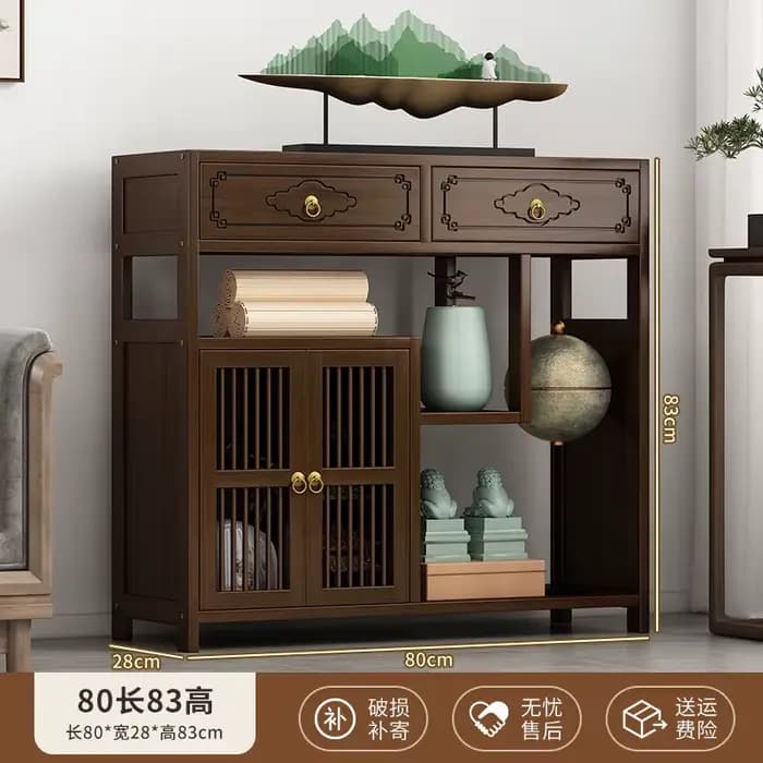 YFY Nouvelle Étagère Chinoise Bogu pour Salon de Thé, Décoration Haut de Gamme, Vitrine à Thé, Étagè