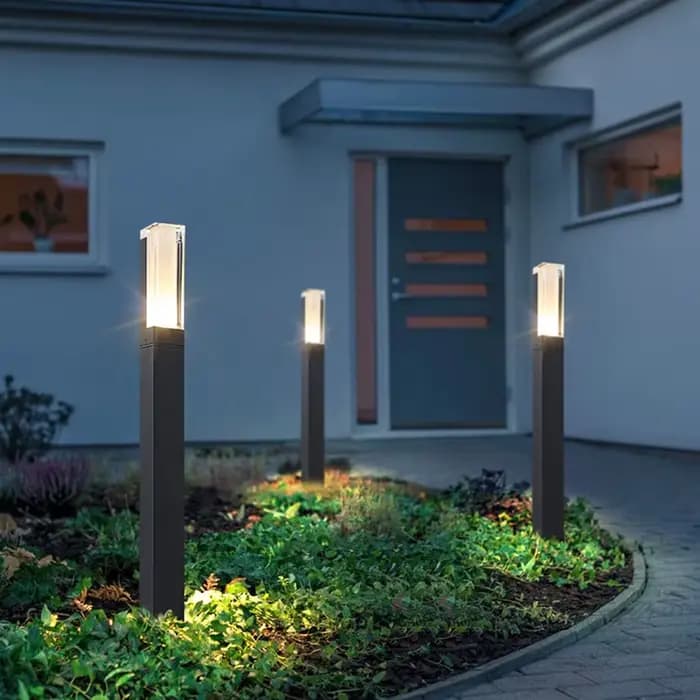 Lampe de jardin LED étanche IP65 10W, nouveau style, en aluminium, pour allée de jardin, éclairage p