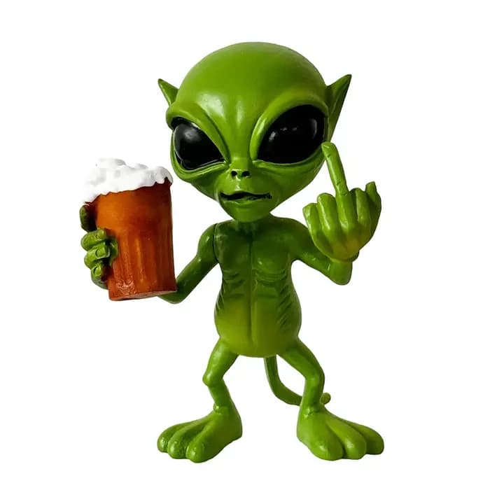 Statue d'alien en résine, ornement, Sculptures et Statues de jardin, meilleur décor artistique pour 