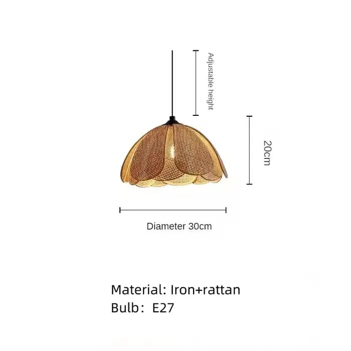 Lampe murale tissée en rotin, Style coréen, luminaire de lecture pour Foyer, chambre à coucher, ampo