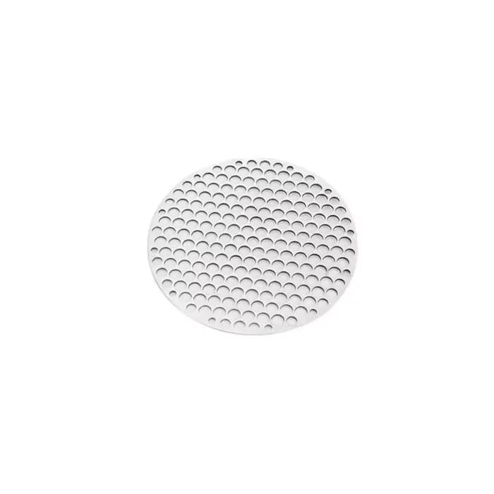 Grille de barbecue simple en acier inoxydable, ronde, 18-30 cm, grille de cuisson en métal, réutilis