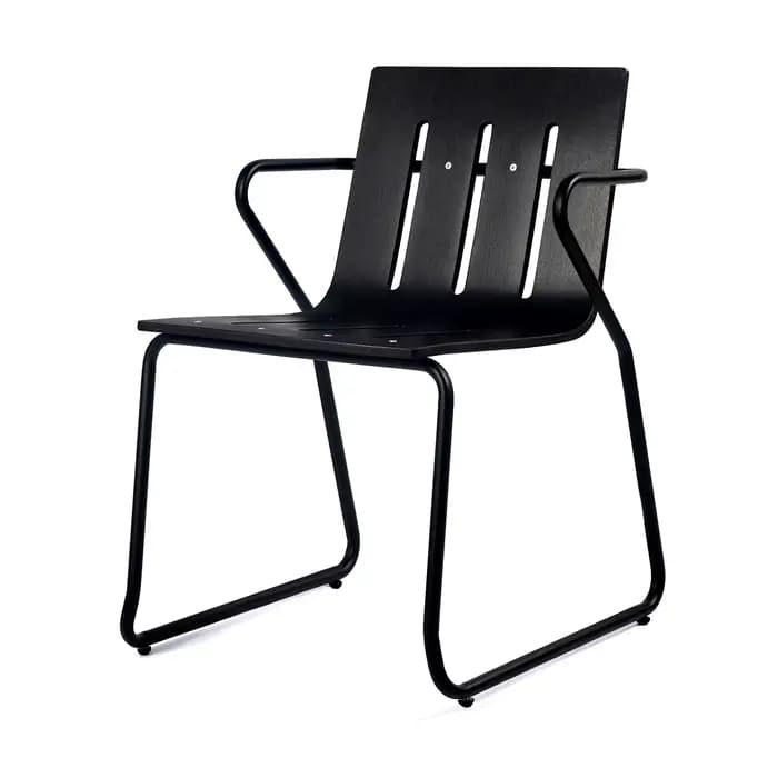 Fauteuil de patio de jardin extérieur en plastique PP de conception moderne pour café et restaurant