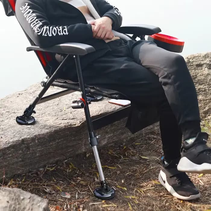 Chaise longue pliante multifonctionnelle de style européen, radeau de pêche en plein air, équipement