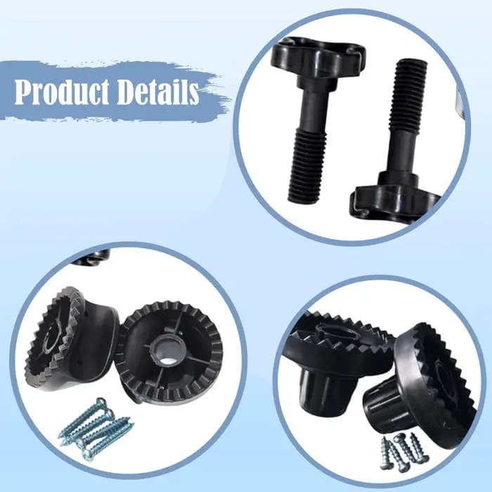 Kit d'accessoires pour cadre de balançoire de jardin – Fixations robustes et polyvalentes pour auven
