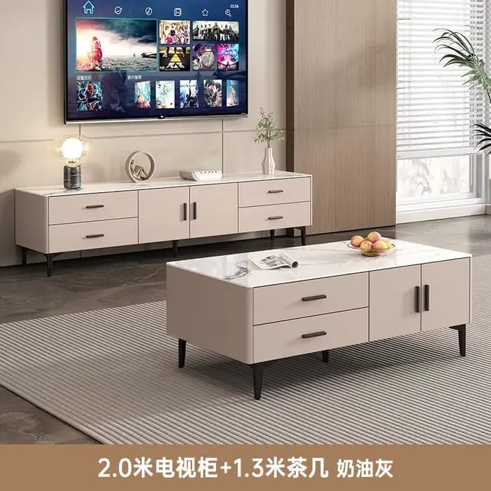 Meuble Tv minimaliste Vintage et tiroir pour chambre à coucher, Design de luxe, Meuble de beauté ten