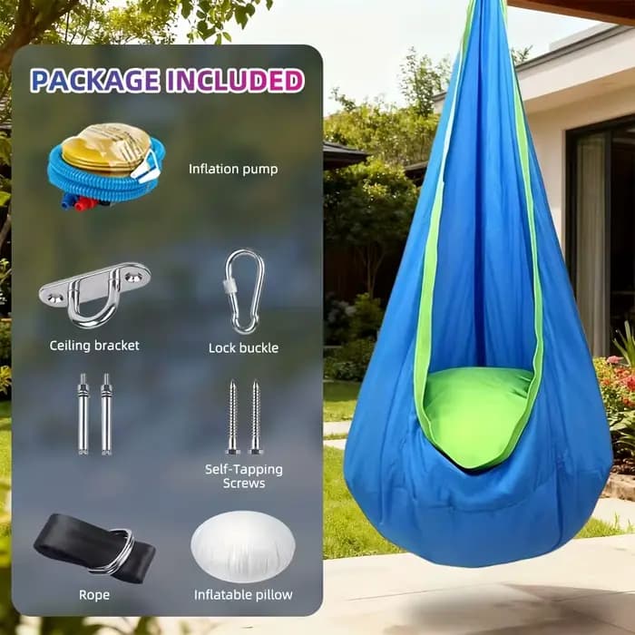 Hamac suspendu léger et portable avec coussin gonflable |   Capacité de charge élevée |   Avec sac d