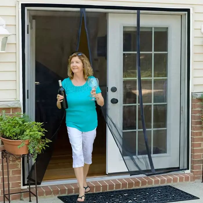 Moustiquaire magnétique DTGJ écran de porte taille personnalisée, moustiquaire d'été anti-insecte mo