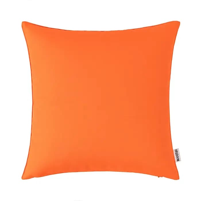 Housse de coussin imperméable couleur bonbon pour l'extérieur, pour meubles de jardin, Simple, solid