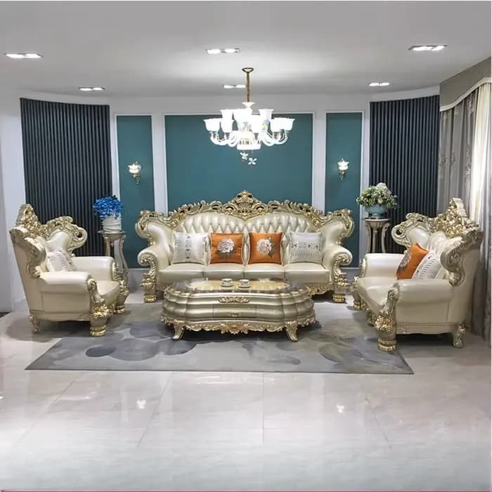 Appartement canapé inclinable classique Europe grand confortable romantique canapé coussin bras Diva