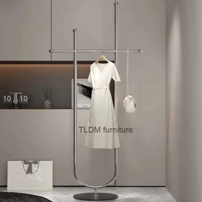 Cintre d'angle design hôtel moderne vêtement Boutique cintre sol esthétique Colgador De Ropa meubles
