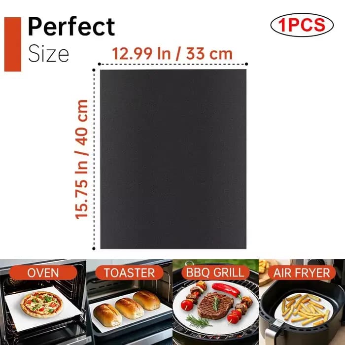 Tapis de Barbecue antiadhésif réutilisable, résistant à la chaleur, doublures de four Extra épaisses