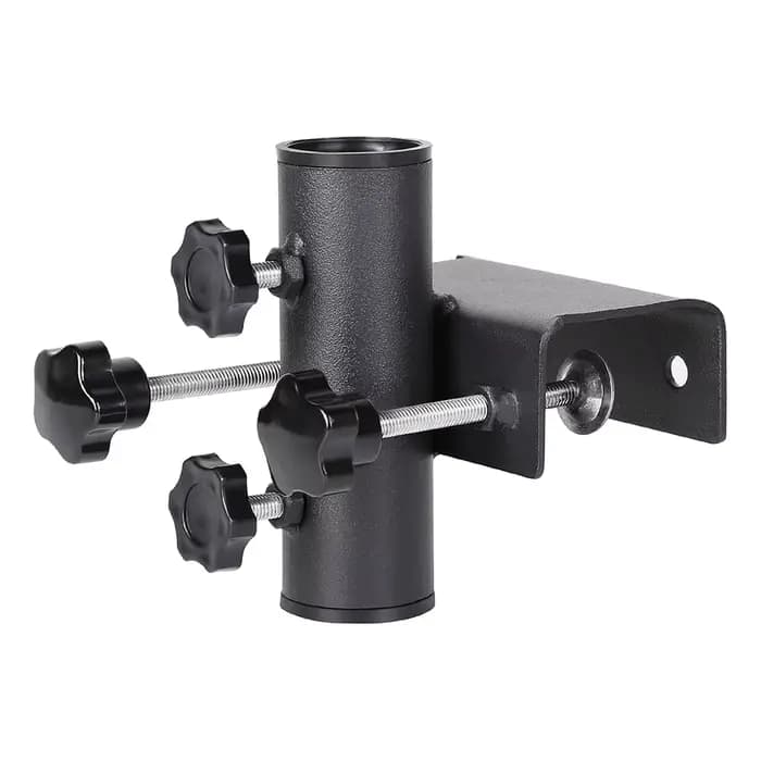 Support de parasol pour balcon, pince de fixation adaptée aux clôtures de jardin de 23 mm à 38 mm, s