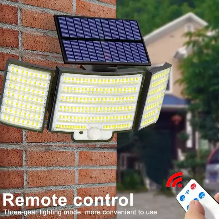 234LED lumières extérieures solaires capteur de mouvement Super lumineux lumières d'inondation solai