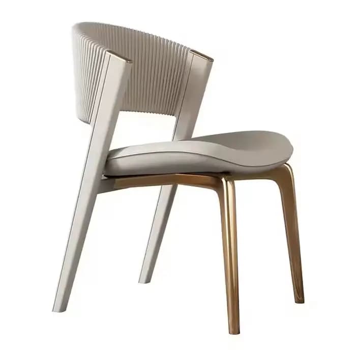 Chaise de salle à manger moderne de luxe nordique, en bois de haute qualité, pour la maison et le Re
