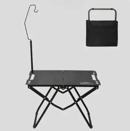 Table à manger multifonctionnelle pliante d'extérieur, table pliante en alliage d'aluminium, table d