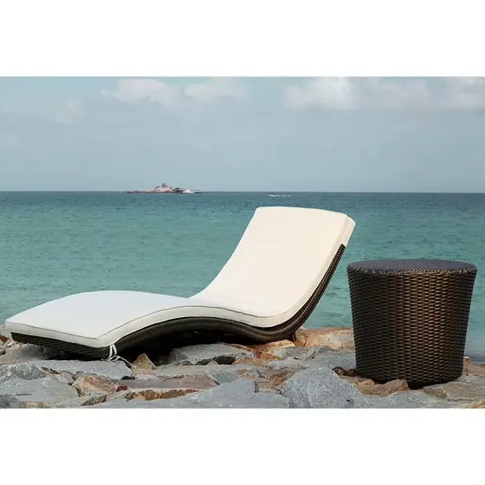 Chaises longues modernes en aluminium meubles de Patio chaise longue de piscine hôtel natation chais