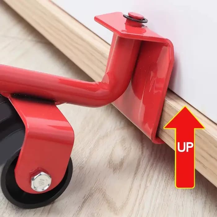Ensemble de déplacement de meubles polyvalent – 2/4/5 rouleaux robustes pour un déplacement et un le