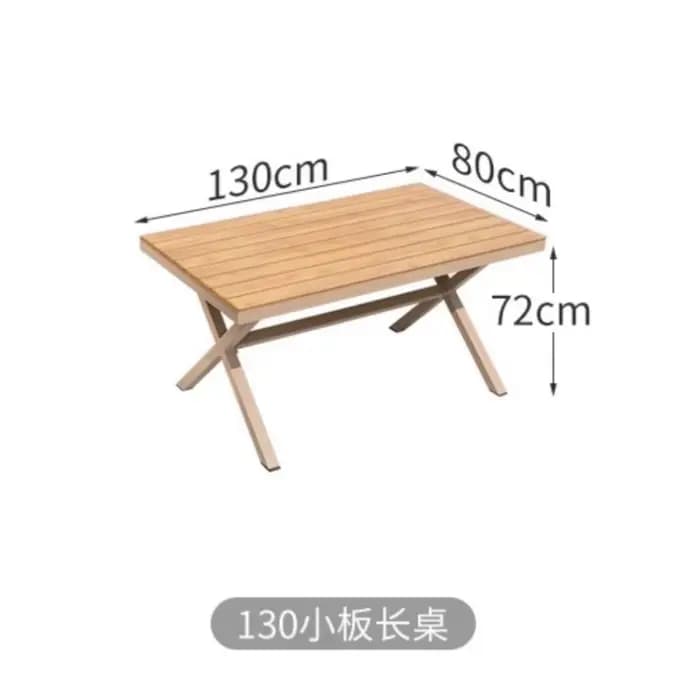 Ensemble de chaises de Table d'extérieur en aluminium, imperméable, Protection solaire, meubles de l
