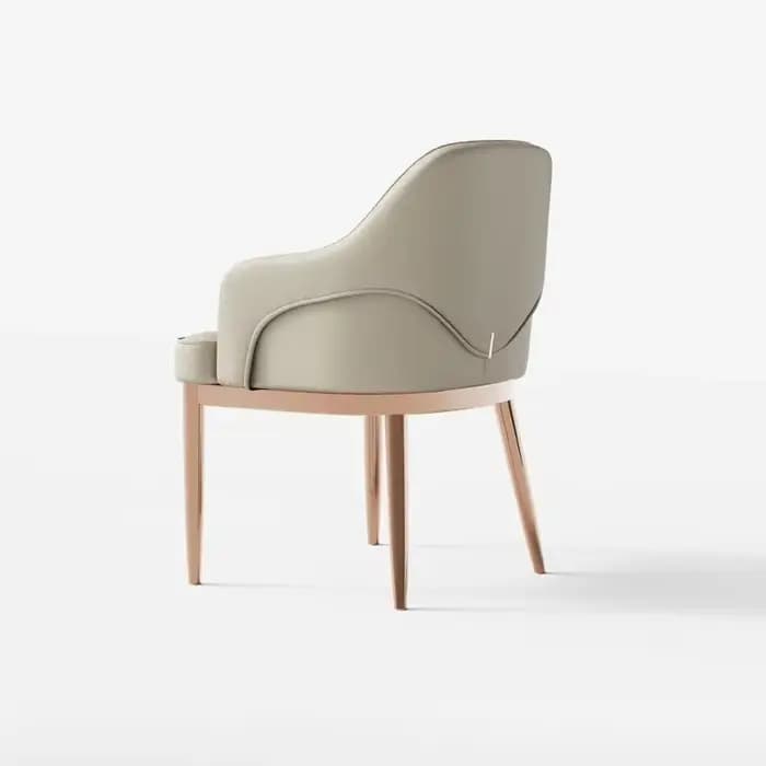 Fauteuil de Restaurant tendance nordique minimaliste européen chaises de salle à manger de luxe en m