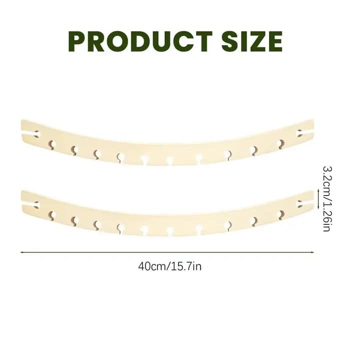 Barre de support de hamac en bois, 2 pièces, portable et détachable, pour le camping, la cour, le pa