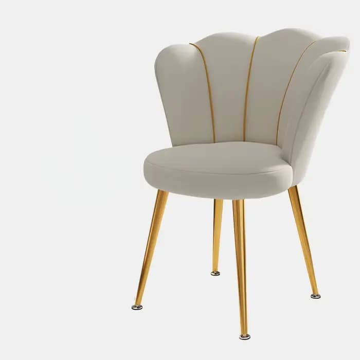Chaise de maquillage nordique design avec dossier, tabouret de chambre à coucher, fauteuil créatif, 