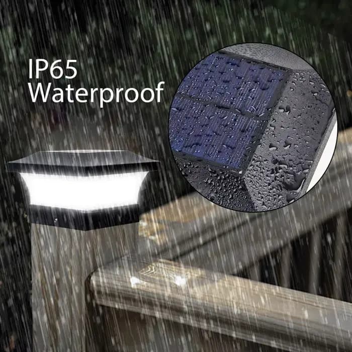 2 pièces lumière solaire clôture lumière IP65 lampe solaire extérieure pour décoration de jardin por