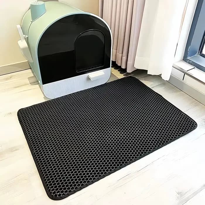 Tapis de litière pour chat de grande taille Eva Double couche imperméable tapis de litière pour chat
