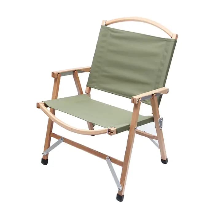 IUTOPO – chaise pliante d'extérieur en bois massif, tabouret de pêche Portable, chaise de plage pour