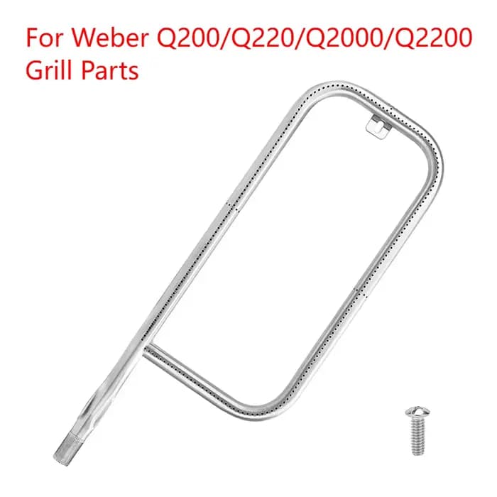 Tube de Eva de gril à gaz en acier inoxydable, tube de Eva pour Weber Q300, Q320, Q3000, Q3200, Q200