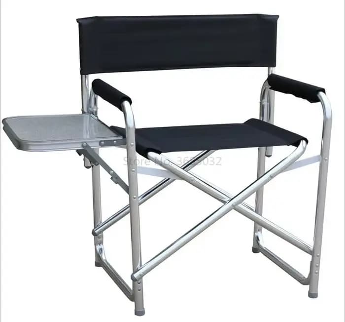 Chaise de directeur pliante bon marché, Stable, extérieur, Tube en aluminium Durable 600D Oxford ave