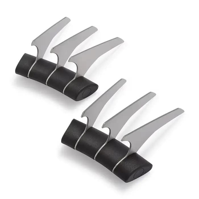 Ensemble de deux outils de Barbecue en acier inoxydable, viande arrachée de porc, griffes de broyeur