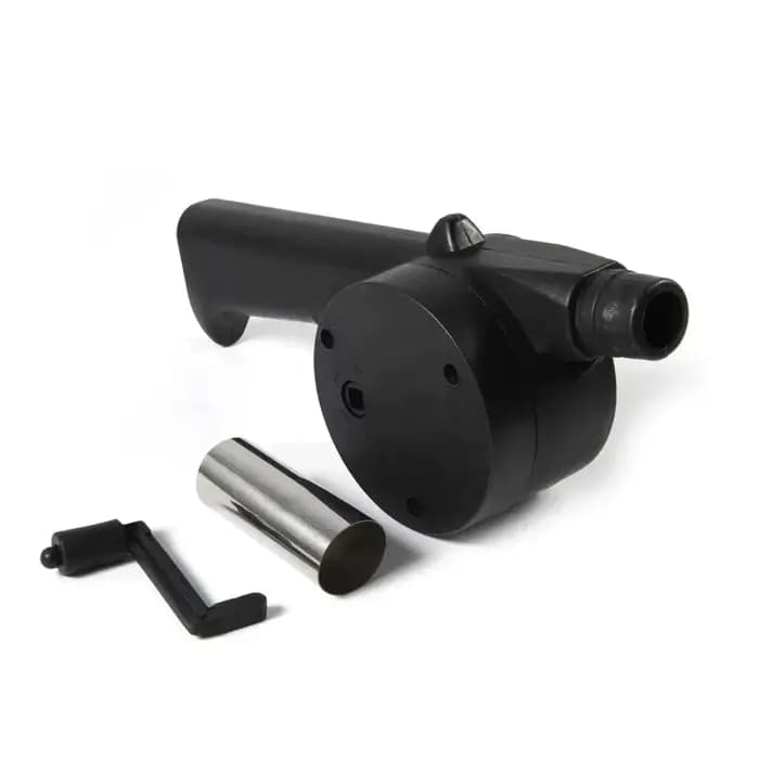 Ventilateur de Barbecue en plein Air, souffleur d'air à manivelle Portable, outils à soufflet de feu
