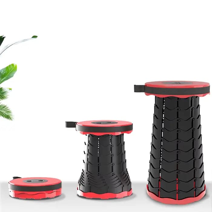 Tabouret rétractable portable, mobilier d'extérieur, chaise pliante pour le camping, la pêche