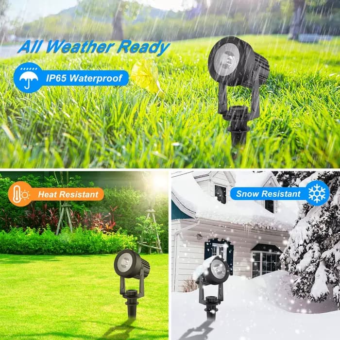 1/2/4/6 lumières RGB projecteur solaire IP65 étanche lumière solaire extérieure lumière de jardin po