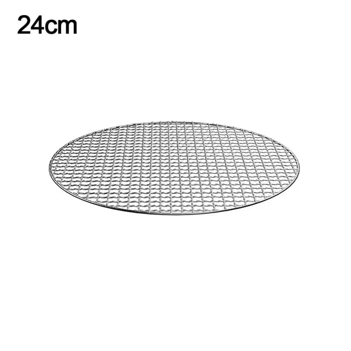 Nouveau Supports de gril en acier inoxydable, filet rond réutilisable pour Barbecue, grille rôtie an