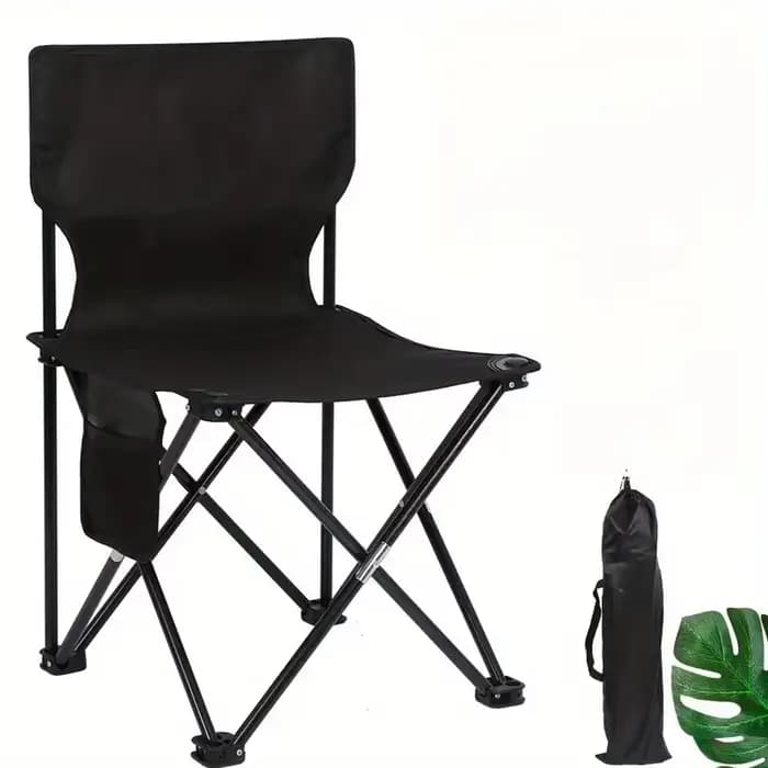 Chaise pliable d'extérieur, chaise de Camping avec poche latérale, chaises de pique-nique en tissu O