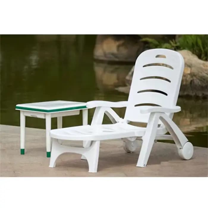 Chaise de plage chaise de plage pliante, chaises de plage de piscine extérieure pliables et extensib
