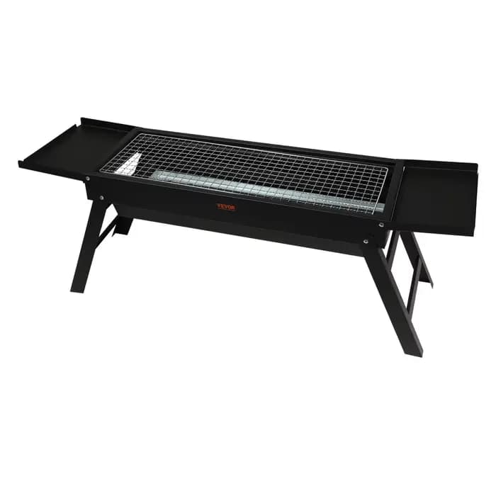 VEVOR – gril à charbon de bois Portable de 23 pouces, Compact et pliable, en acier robuste, Mini fum