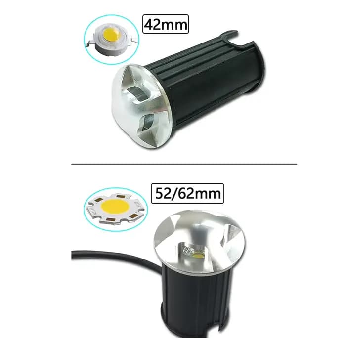 10 pièces LED lumière souterraine 5W 3W COB lampadaire extérieur sol Spot paysage jardin carré chemi